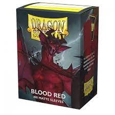 Dragon Shield: Standard Matte Blood Red (100ct) Sleeves